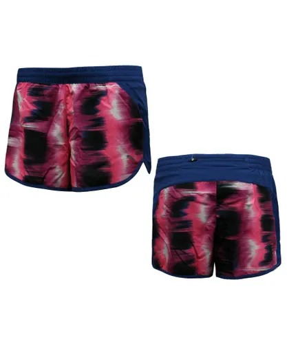 Puma Womens Blast Graphic 3 Inch Running Shorts Blue Pink 515072 03 A11B Textile
