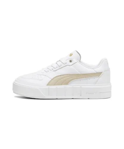 Puma Womens Cali Court Leather Sneakers Trainers - White