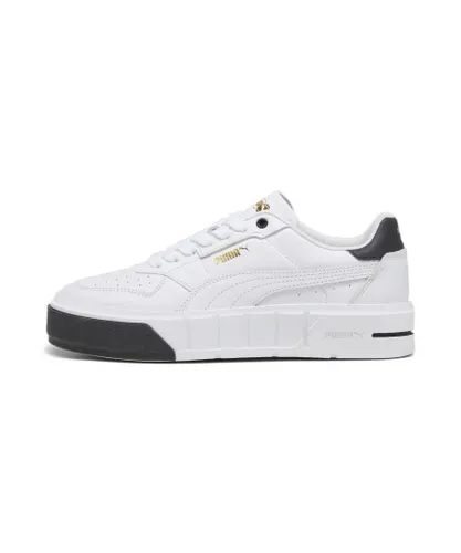 Puma Womens Cali Court Leather Sneakers - White