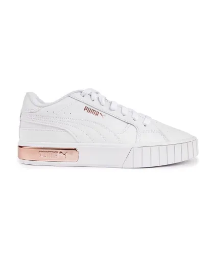 Puma Womens Cali Star Glam Trainers - Natural Leather