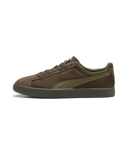 Puma Womens Clyde Soph Sneakers Trainers - Brown