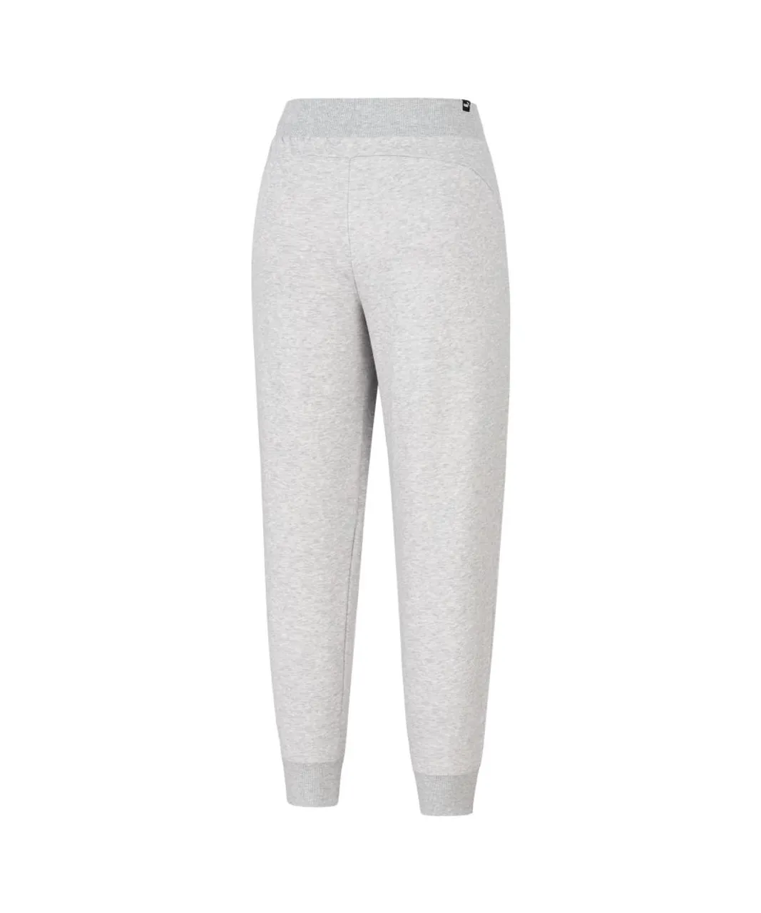 Puma Womens Essentials Full-Length Closed Sweatpants Jogging Bottoms - Grey Cotton