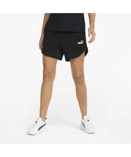 Puma Womens Essentials High Waist Shorts - Black