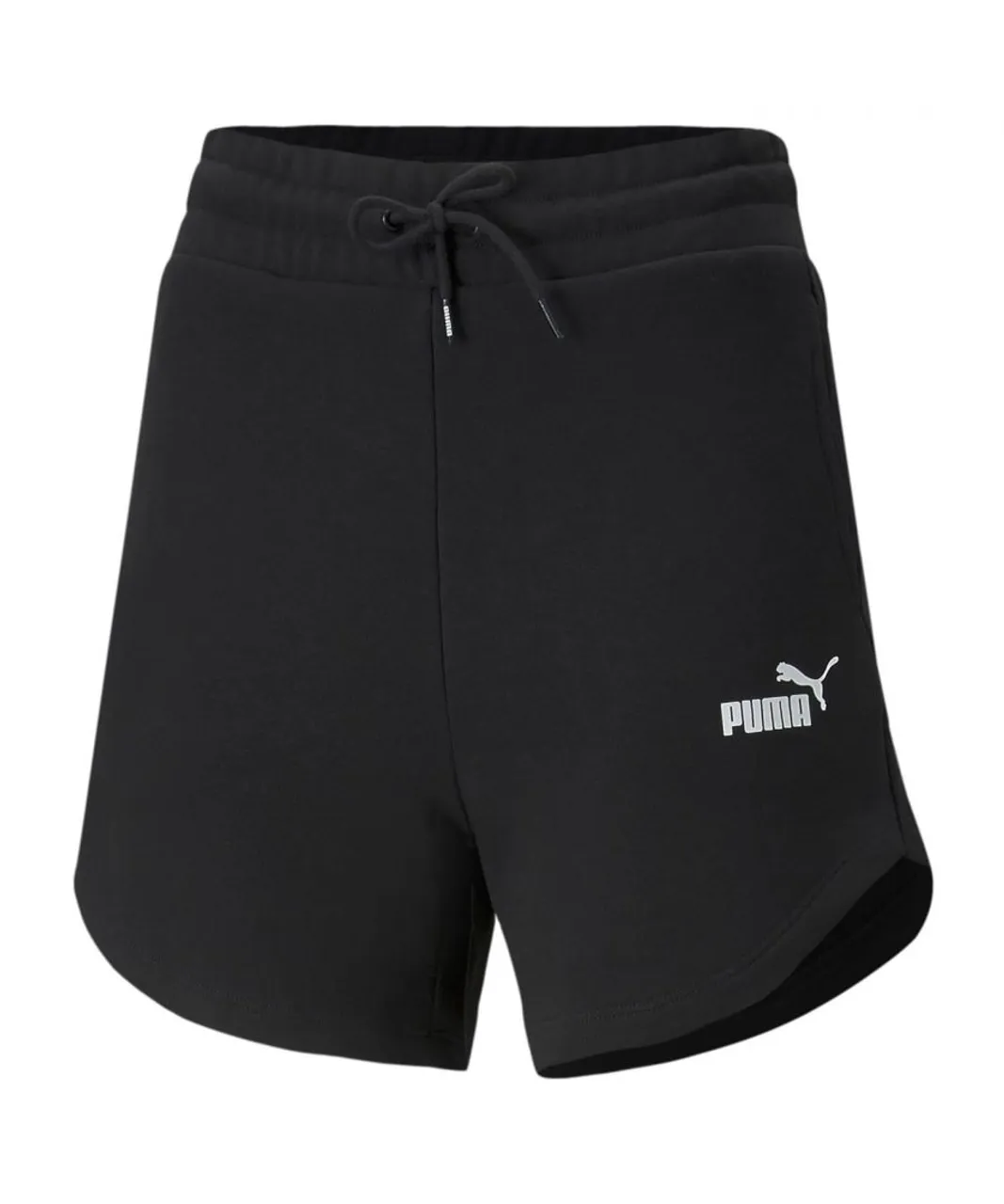 Puma Womens Essentials High Waist Shorts - Black