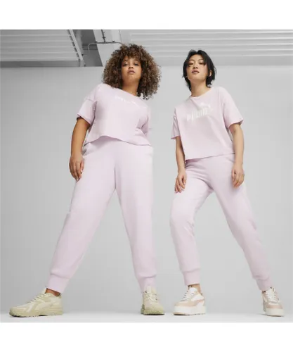 Puma Womens Essentials Sweatpants - Purple