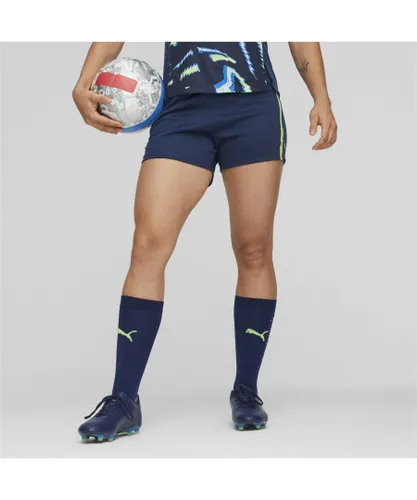 Puma Womens individualBLAZE Football Shorts - Blue Polyester recycled