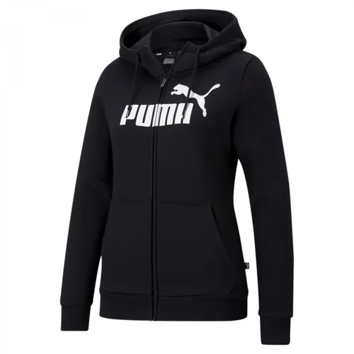 PUMA Women's Logo Full-zip Hoodie Fl Sweat