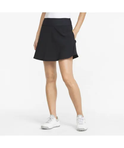 Puma Womens PWRSHAPE Solid Golf Skirt - Black