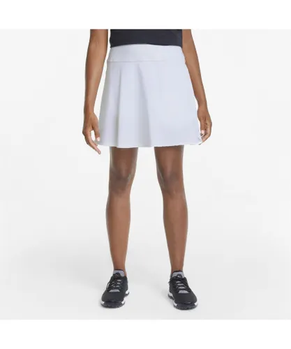 Puma Womens PWRSHAPE Solid Golf Skirt - White