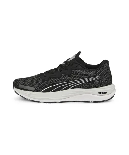 Puma Womens Velocity NITRO 2 WTR Running Shoes - Black