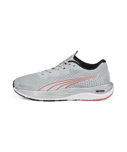 Puma Womens Velocity NITRO 2 WTR Running Shoes - Grey