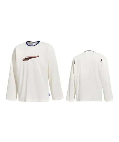 Puma x Ader Error Long Sleeve T-Shirt Tee Top Cream Mens 578491 80 - Off-White