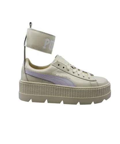 Puma x Fenty Ankle Strap White Trainers - Womens Leather