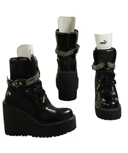 Puma x Fenty Black Grunge Boots - Womens Textile