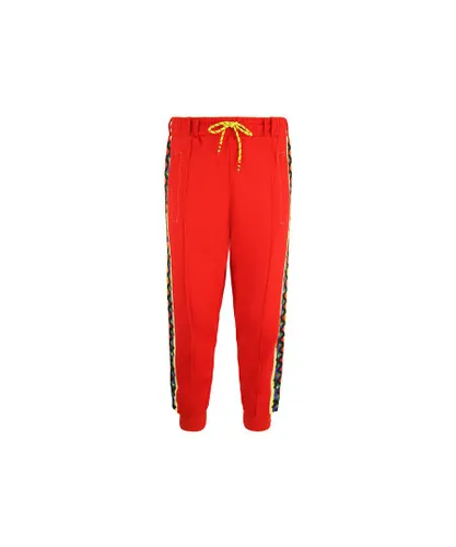 Puma x Jahnkoy Track Pants Stretch Waist Red Mens Joggers Bottoms 596684 47