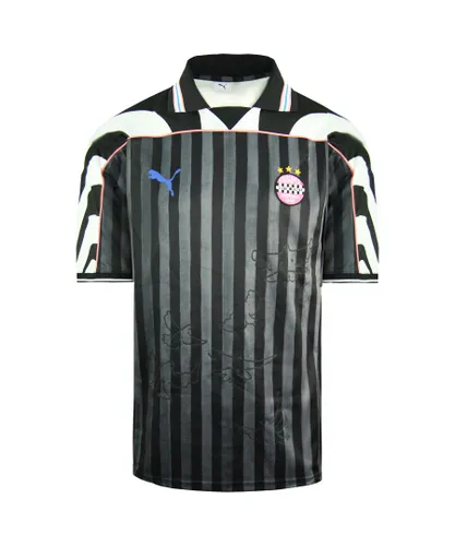 Puma x Kidsuper Studios DryCell Sleeve Black Grey Mens Football Shirt 598466 01