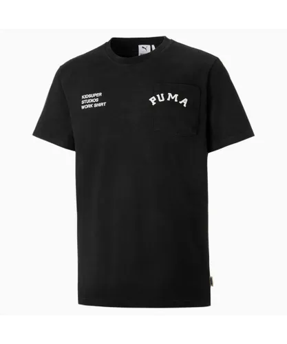 Puma x KidsuperStudios Mens Black T-Shirt Cotton