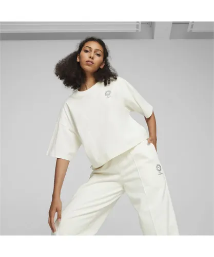 Puma x LIBERTY Womens Graphic T-Shirt - White
