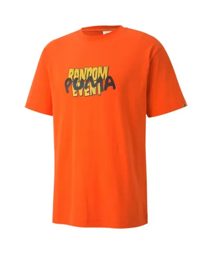 Puma x Randomevent Orange T-Shirt - Mens