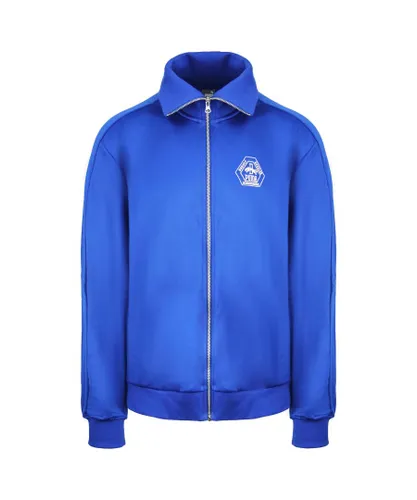 Puma x Rhugi Rudolf Dassler Logo Zip Up Blue Mens Track Jacket 532576 02 Cotton