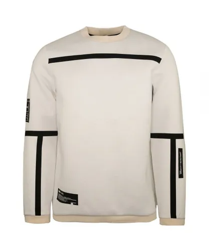Puma x UEG Crew Neck Long Sleeve Pullover White Mens Sweatshirt 571717 02 - Black Cotton