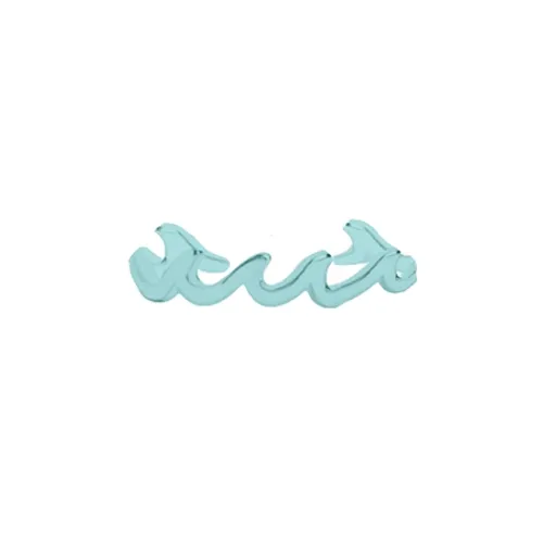 Pura Vida Enamel Delicate Wave Toe Ring - Turquoise