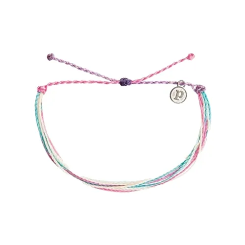 Pura Vida Rose Quartz Bracelet - Blue & Pink