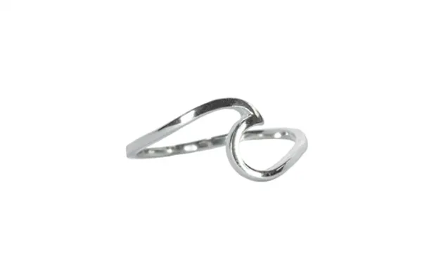 Pura Vida Wave Ring - Silver - 6 (16.4mm)