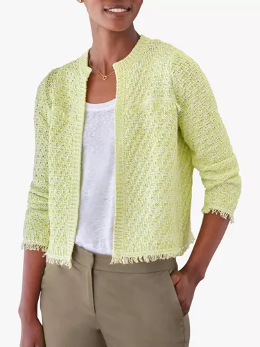Pure Collection Textured Knit Jacket - Lime - Female