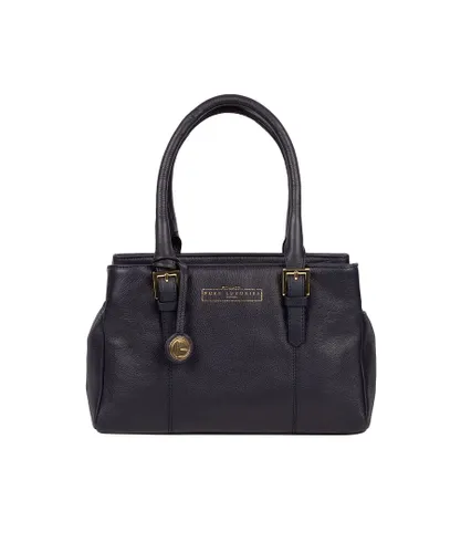Pure Luxuries Womens 'Astley' Navy Leather Handbag - One Size