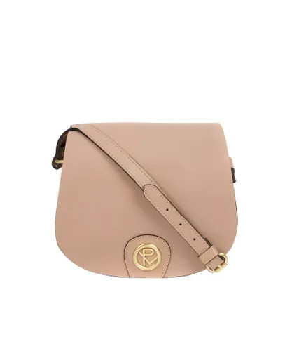 Pure Luxuries Womens 'Coniston' Blush Pink Leather Cross Body Bag - One Size