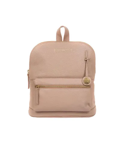 Pure Luxuries Womens 'Kinsely' Blush Pink Leather Backpack - One Size