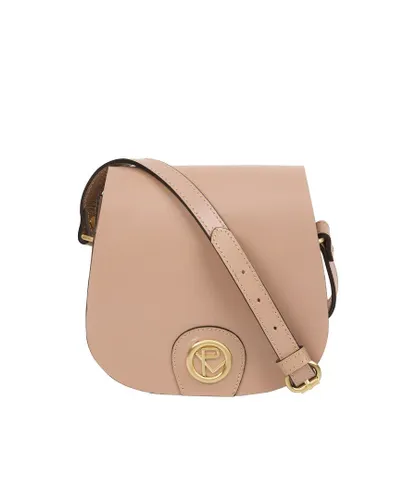 Pure Luxuries Womens 'Torver' Blush Pink Leather Cross Body Bag - One Size