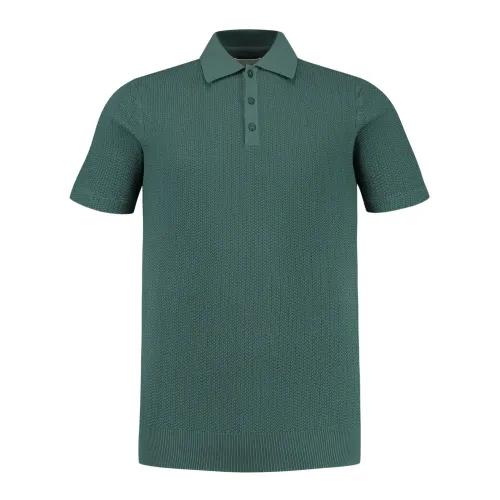 Pure Path , Green Structure Polo Men ,Green male, Sizes: