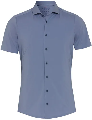 Pure Short Sleeve The Functional Shirt Stripe Blue