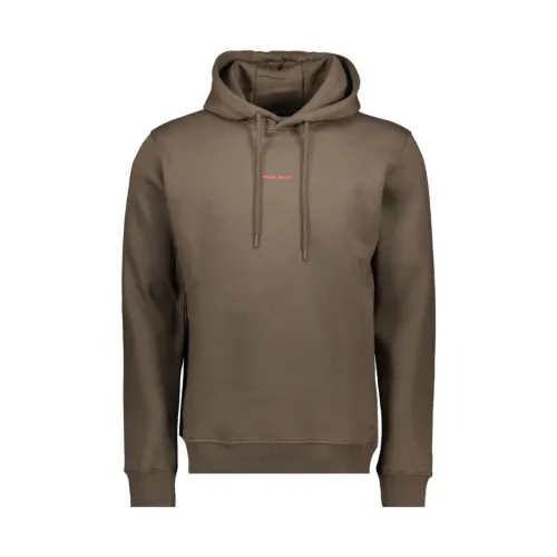 PureWhite , Triangle Hoodie in Brown ,Brown male, Sizes:
