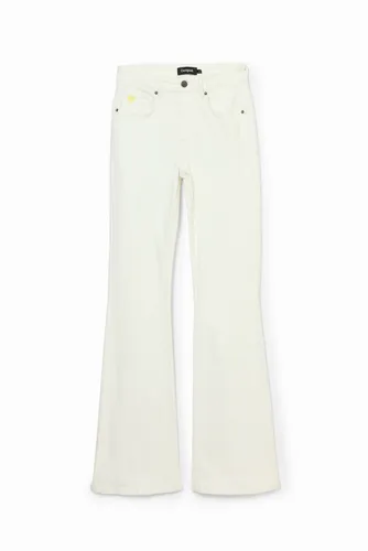 Push-up flare jeans - WHITE - 42