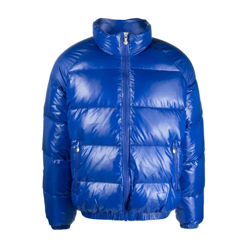Pyrenex , Blue Quilted Padded Coat ,Blue male, Sizes:
