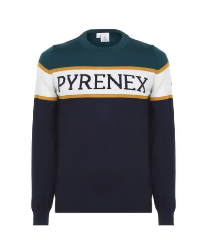 Pyrenex Mens Mederic Sweater in Green Wool