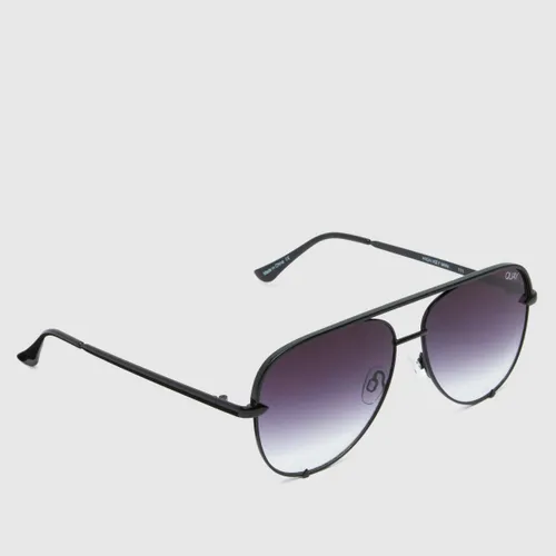 Quay Black High key Mini Sunglasses