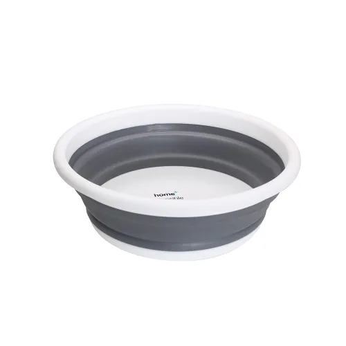 Quest Collapsible-wares Small Round Bowl or Wash Basin (Grey)