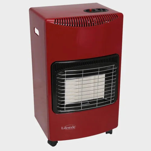 Quest Large Gas Cabinet Heater (Fire Red), RED