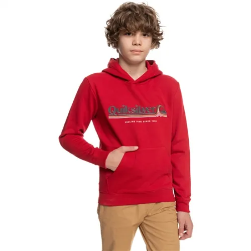 Quiksilver Boys All Lined Up Hoody - Chili Pepper