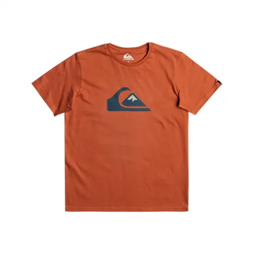 Quiksilver Boys Comp Logo T-Shirt - Baked Clay
