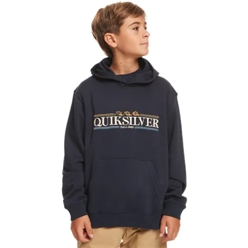Quiksilver Boys Graphic Hoody - Navy Blazer