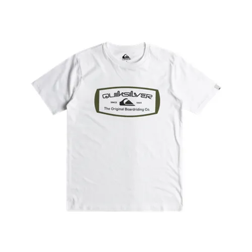 Quiksilver Boys Mind Barrel T-Shirt - White