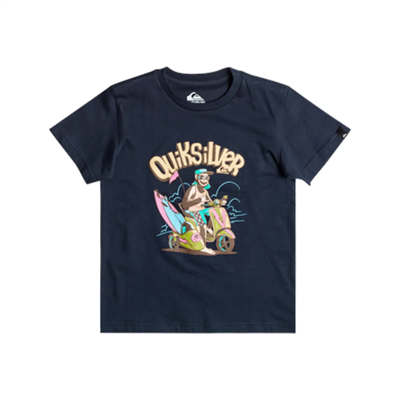 Quiksilver Boys Monkey Business T-Shirt - Navy Blazer