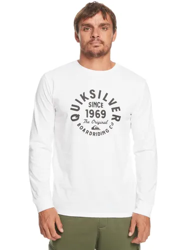 Quiksilver Circled Script - Long Sleeve T-Shirt for Men