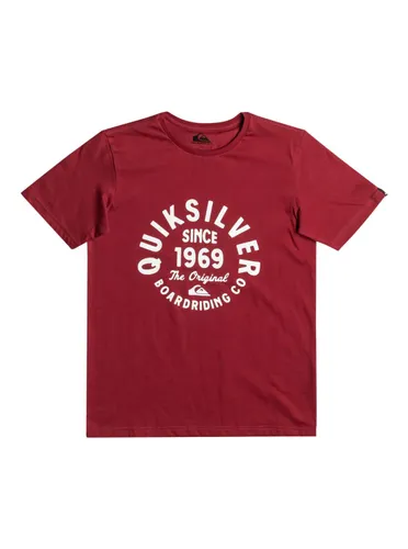 QUIKSILVER Circled Script - T-Shirt for Boys 8-16 Rosso Red