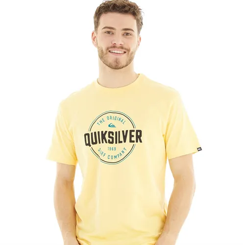 Quiksilver Mens Circle Up T-Shirt Mellow Yellow